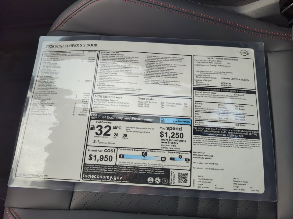 New 2026 MINI Cooper S image 33