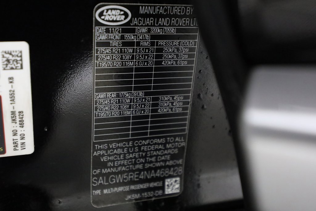 Used 2022 Land Rover Range Rover LWB SV Autobiography image 53