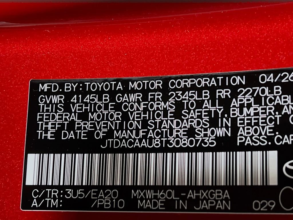 New 2026 Toyota Prius XLE FWD image 24