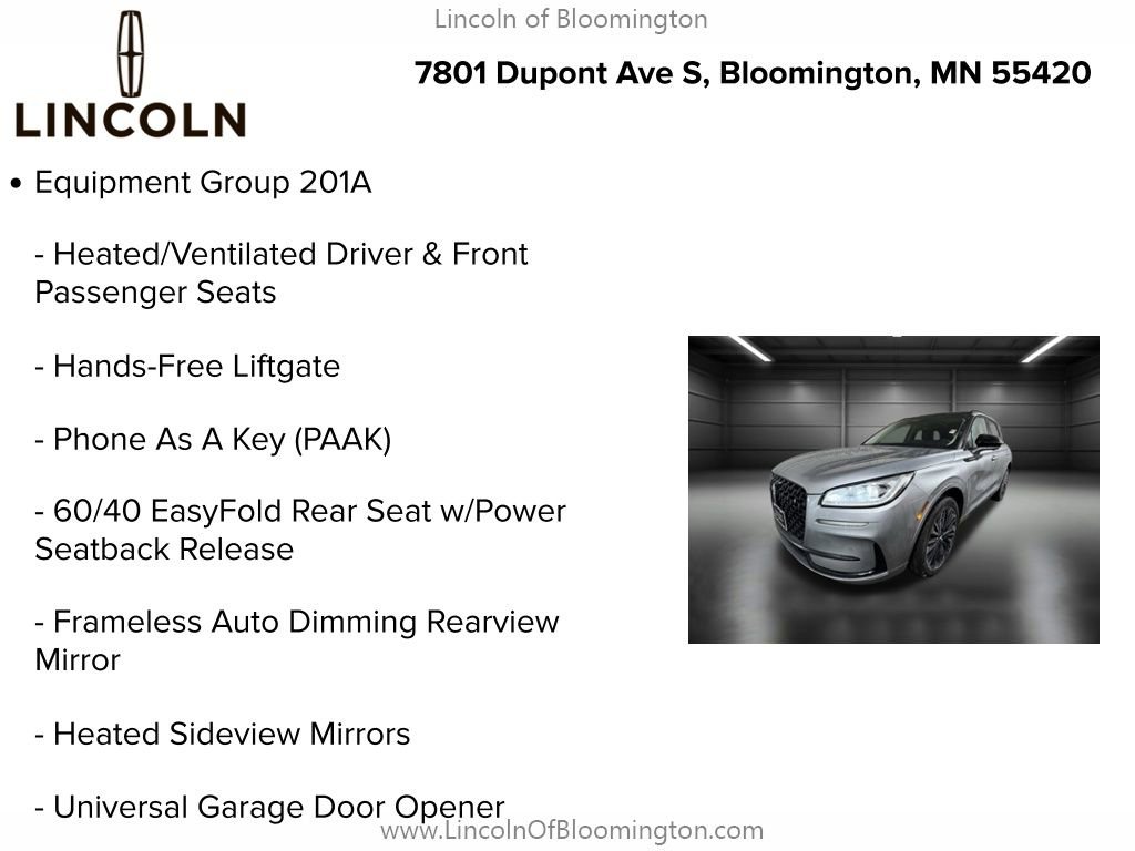 Certified 2023 Lincoln Corsair Reserve w/ Equipment Group 201A image 9