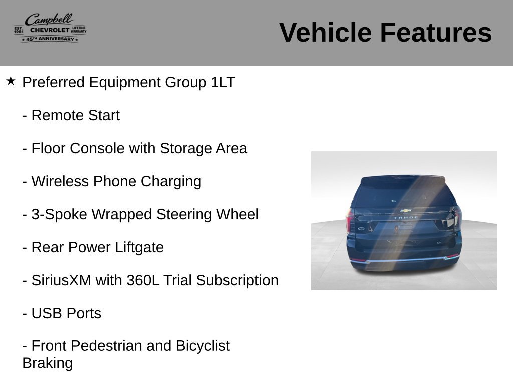 Used 2025 Chevrolet Tahoe LT AWD/4WD image 10