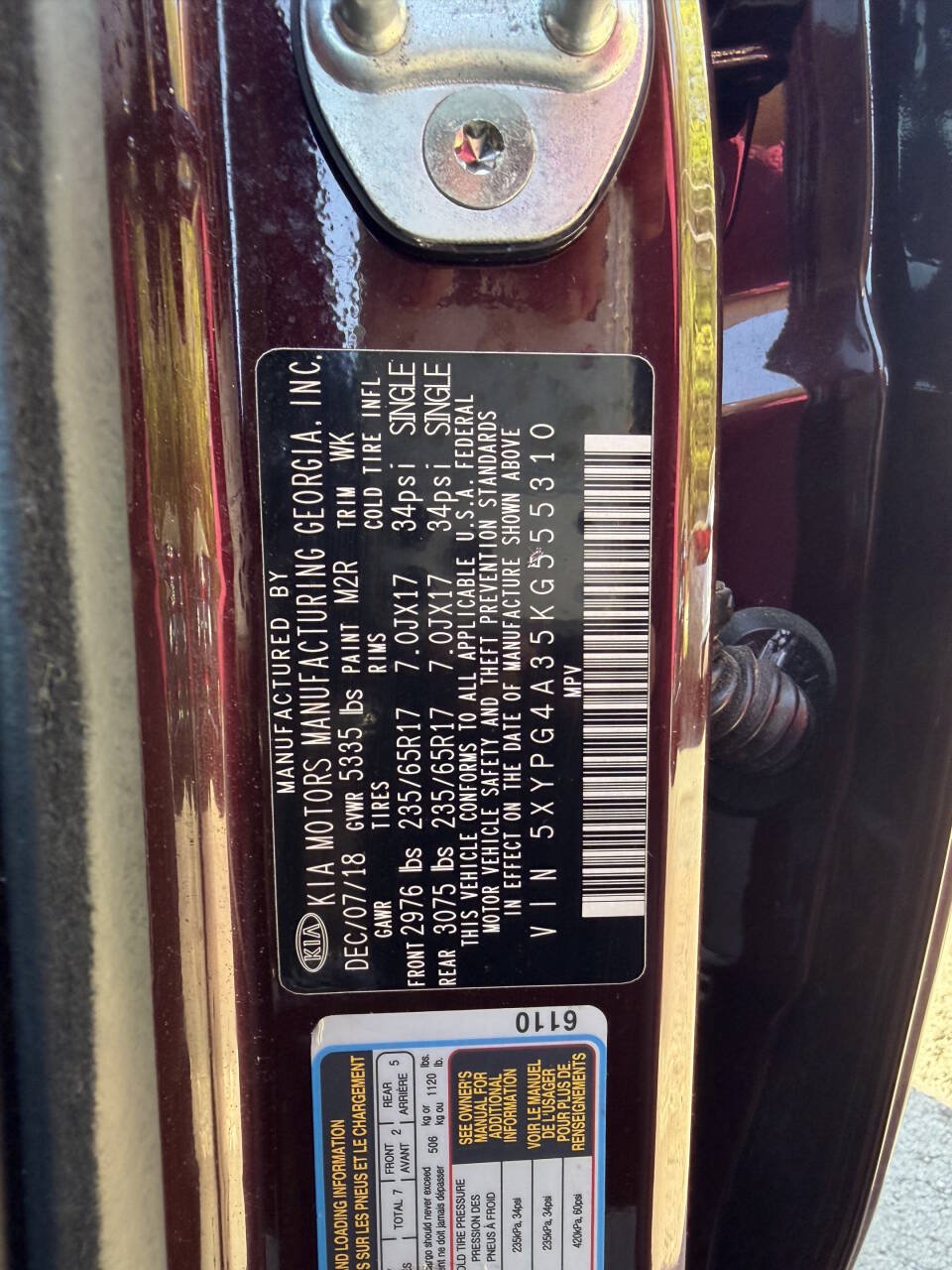 Used 2019 Kia Sorento FWD w/ Option Group 020 image 10