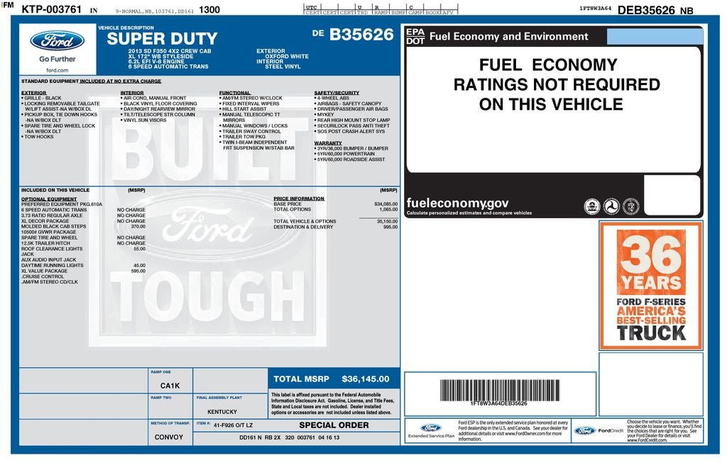 Used 2013 Ford F350 XL w/ XL Value Pkg image 28