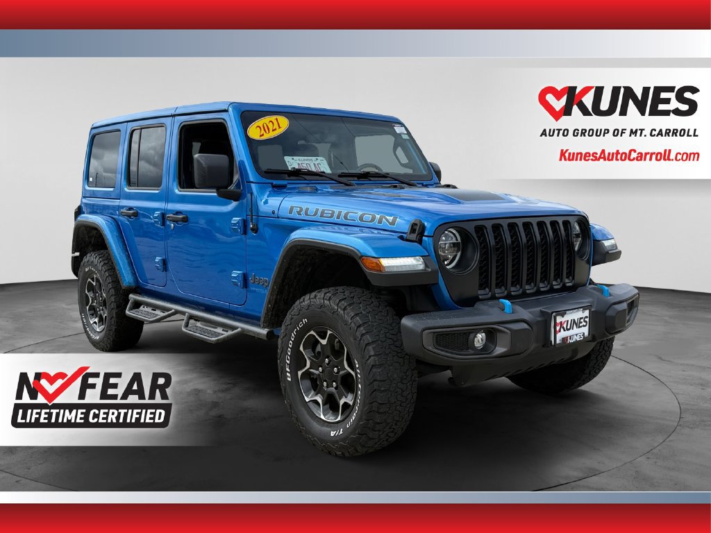 Used 2021 Jeep Wrangler Unlimited Rubicon 4xe w/ Cold Weather Group AWD/4WD image 1