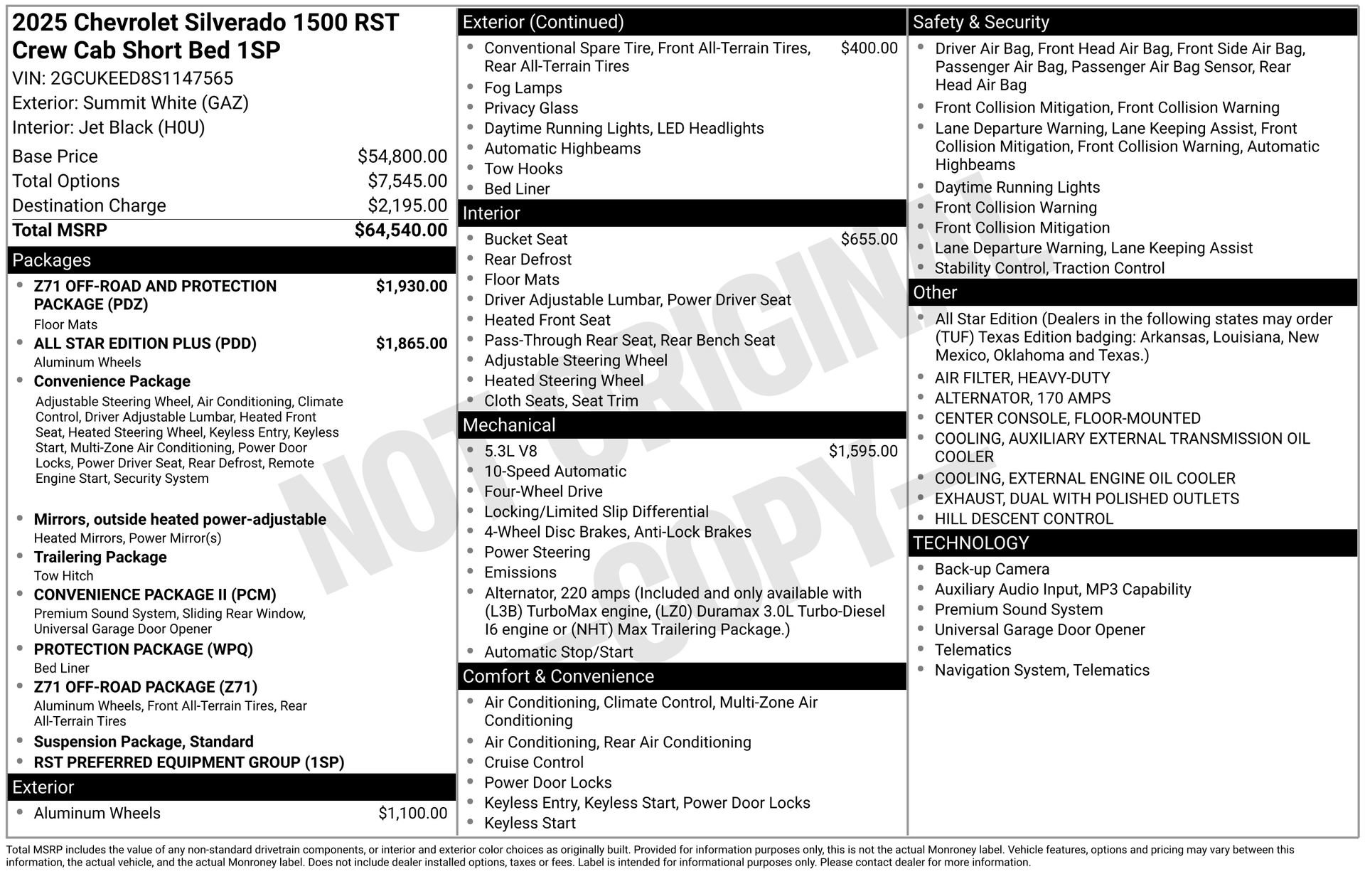 Certified 2025 Chevrolet Silverado 1500 RST image 4