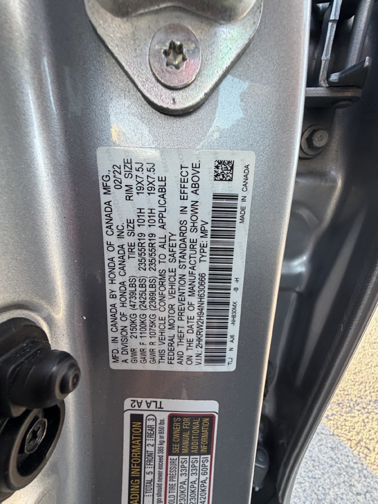 Certified 2022 Honda CR-V Touring image 33