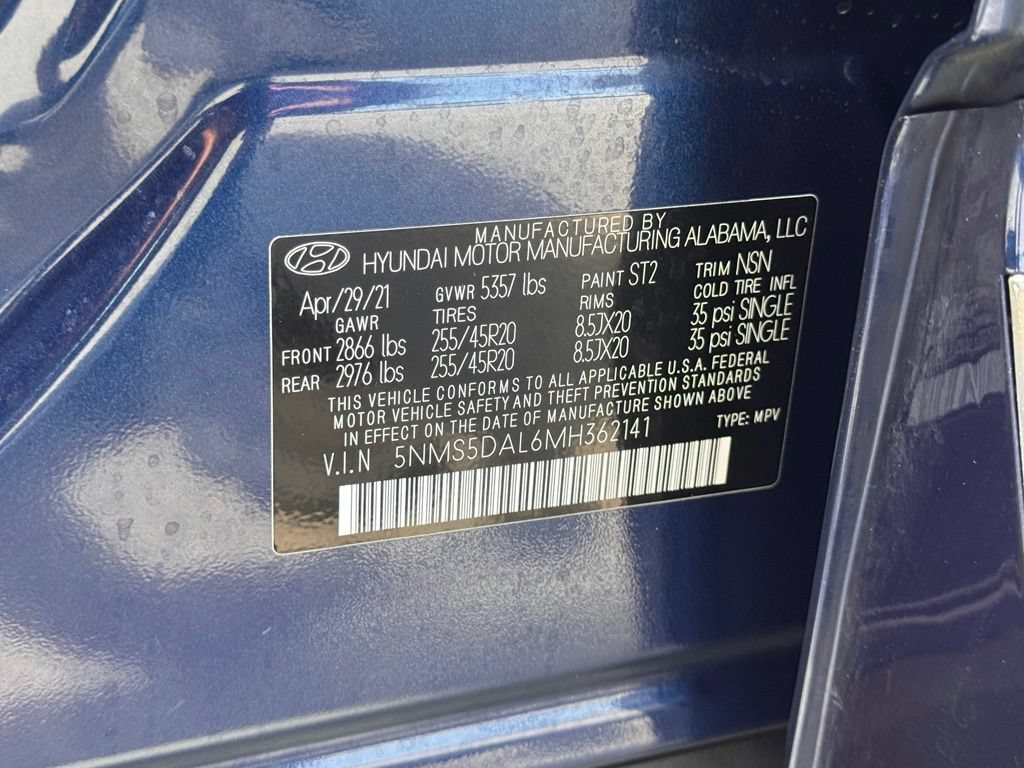 Used 2021 Hyundai Santa Fe Calligraphy AWD/4WD image 32
