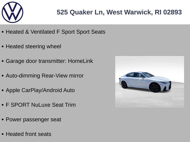 Used 2021 Lexus IS 350 F Sport w/ Navigation Package RWD image 18