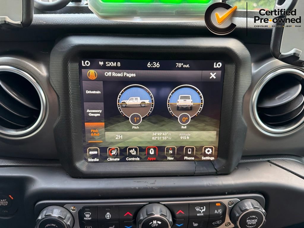 Certified 2023 Jeep Gladiator Rubicon w/ Cold Weather Group AWD/4WD image 91
