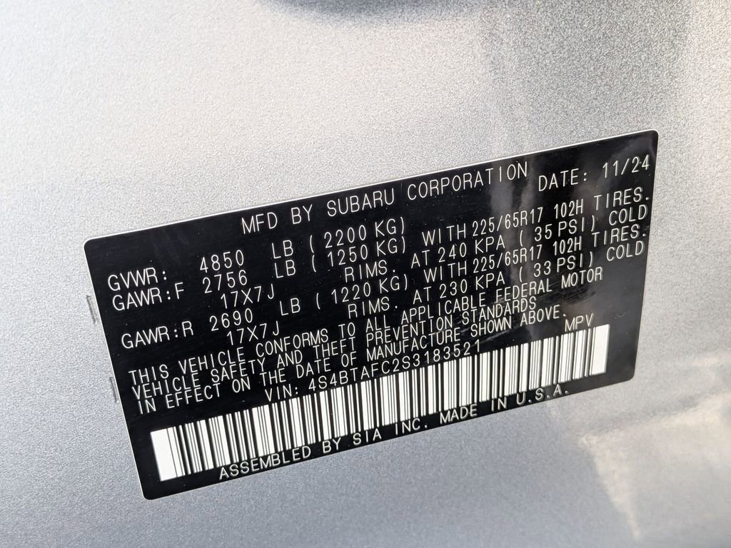 Used 2025 Subaru Outback Premium image 36