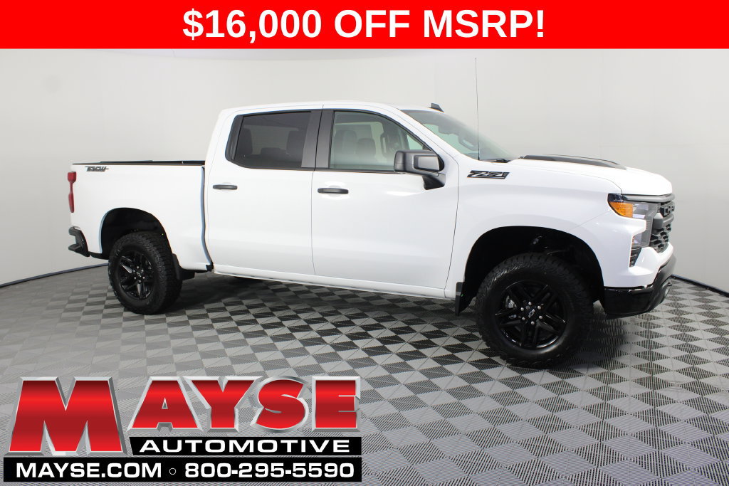 New 2026 Chevrolet Silverado 1500 Custom Trail Boss w/ Dark Appearance Package