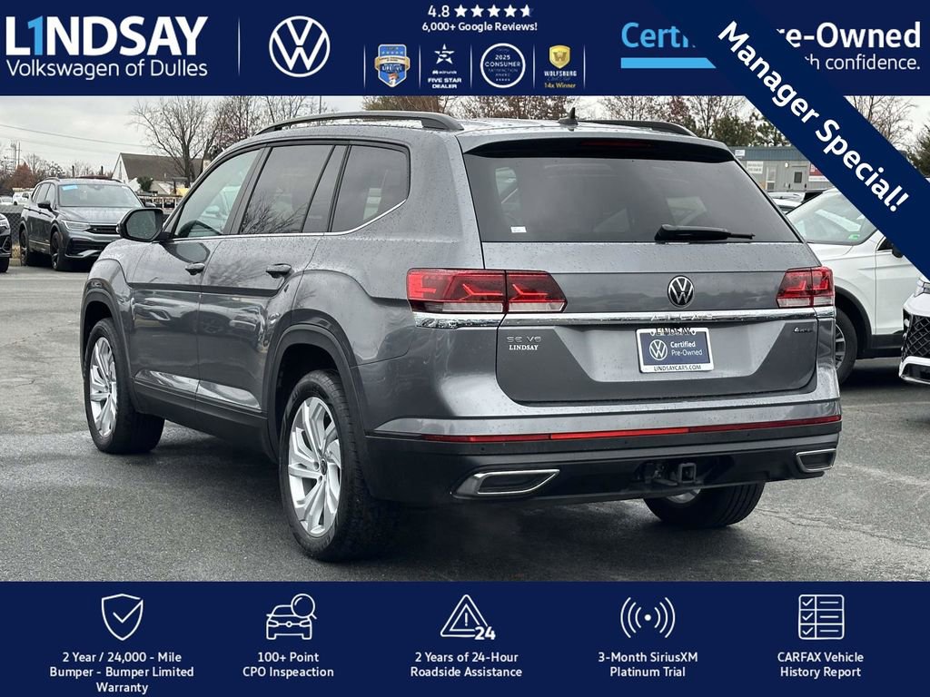 Certified 2023 Volkswagen Atlas SE w/ Panoramic Sunroof Package image 5