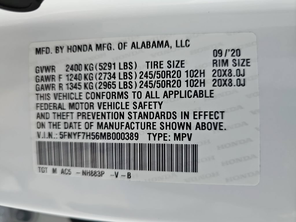 Used 2021 Honda Passport EX-L image 25