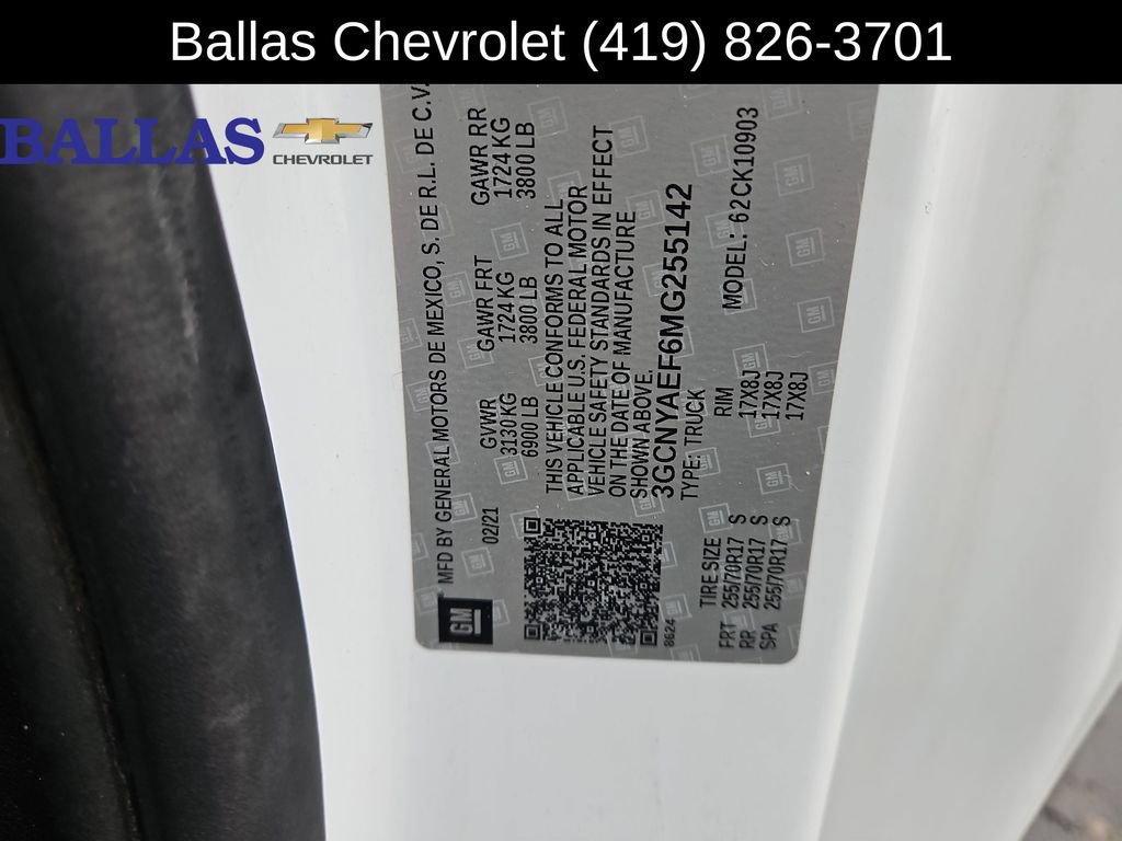 Used 2021 Chevrolet Silverado 1500 W/T w/ WT Value Package image 33