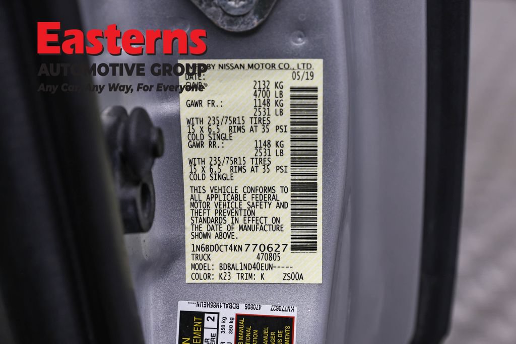 Used 2019 Nissan Frontier S RWD image 34