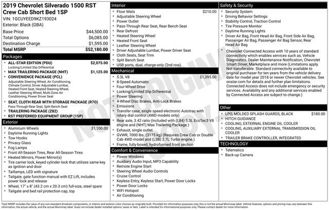 Used 2019 Chevrolet Silverado 1500 RST w/ All-Star Edition image 4