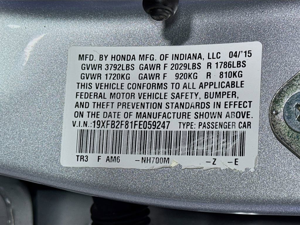 Used 2015 Honda Civic EX image 29