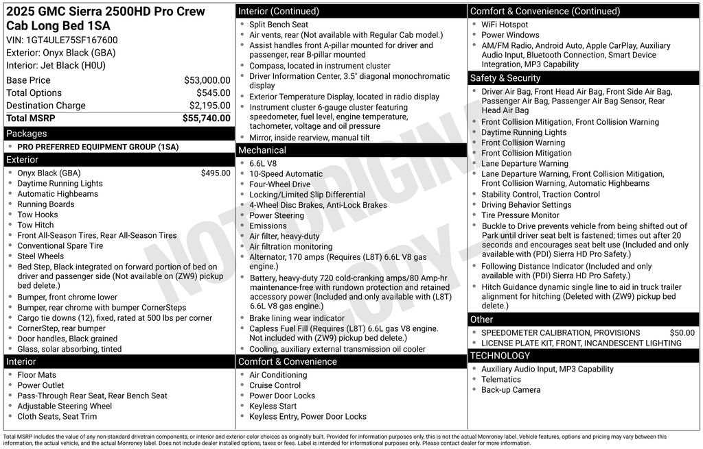 New 2025 GMC Sierra 2500 Pro AWD/4WD image 6