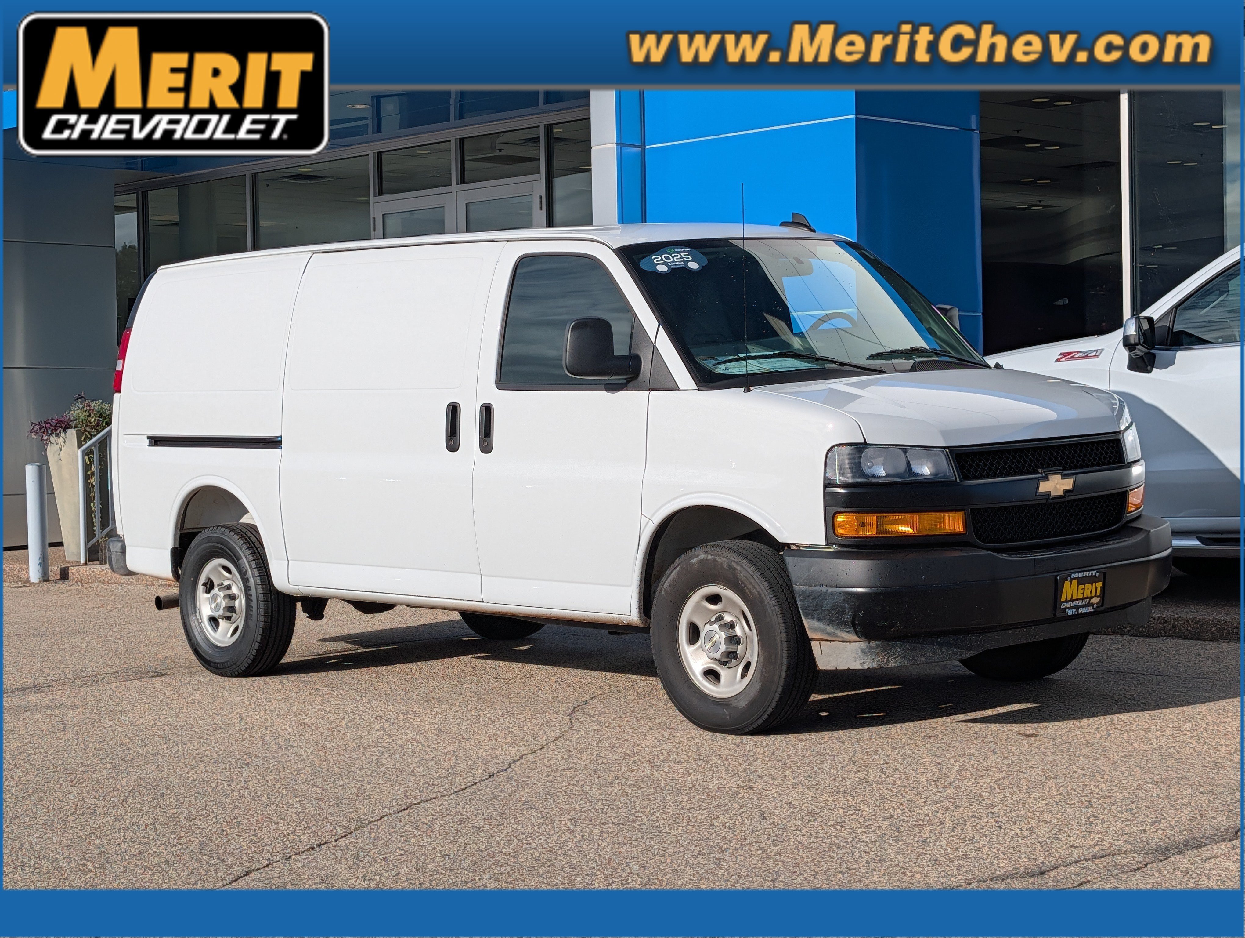 Certified 2025 Chevrolet Express 2500 w/ Driver Convenience Package RWD image 1