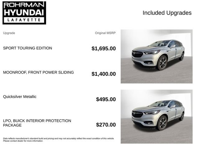Used 2020 Buick Enclave Essence w/ Sport Touring Edition FWD image 4
