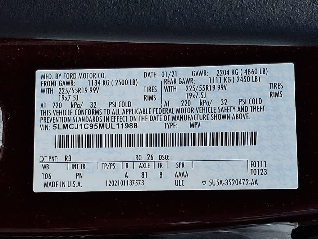 Used 2021 Lincoln Corsair FWD w/ Premium Package image 28