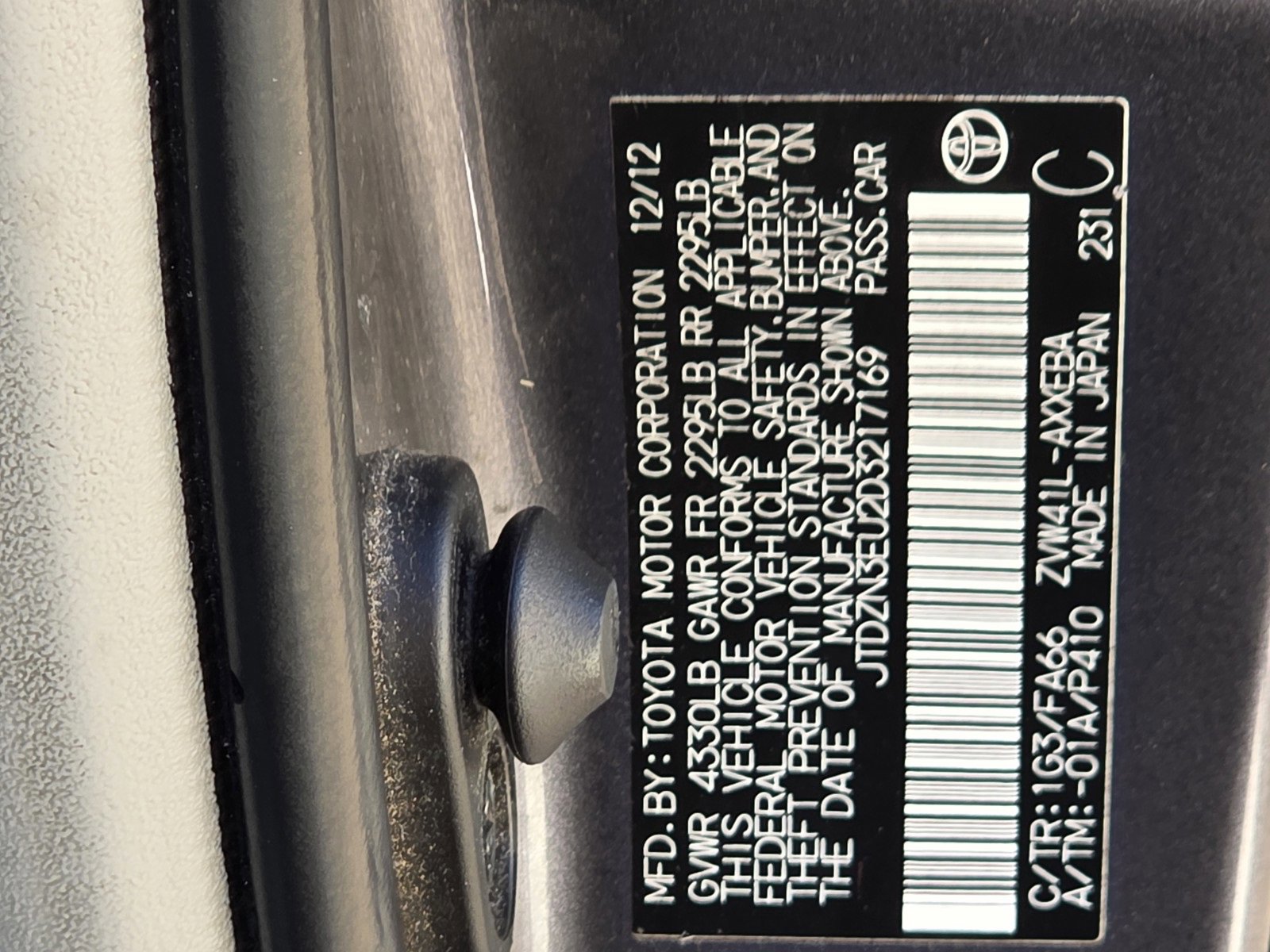 Used 2013 Toyota Prius V Two image 32