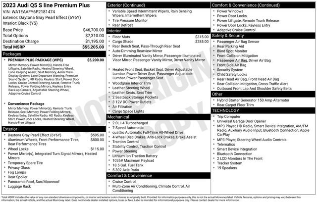 Certified 2023 Audi Q5 2.0T Premium Plus w/ Premium Plus Package AWD/4WD image 45