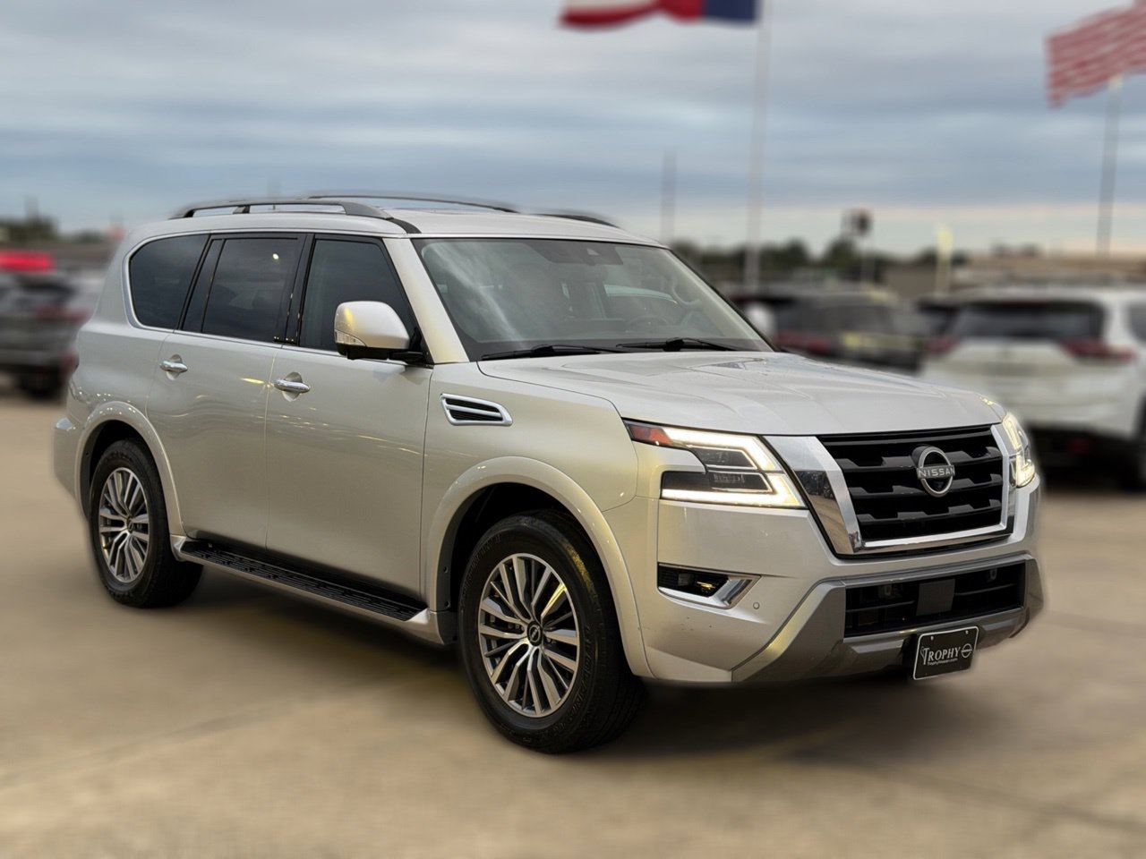 Certified 2023 Nissan Armada SL w/ Captain's Chairs Package AWD/4WD image 3