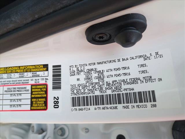 Certified 2022 Toyota Tacoma SR5 w/ Technology Package RWD image 23