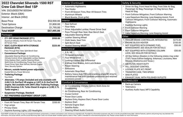 Used 2022 Chevrolet Silverado 1500 RST w/ Z71 Off-Road Package image 28