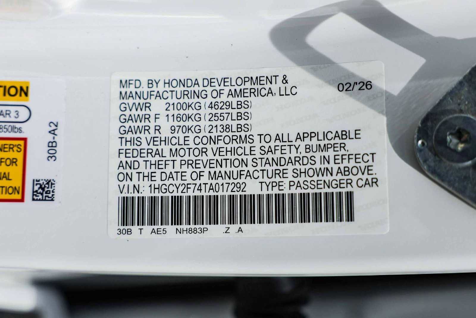 New 2026 Honda Accord Sport image 21