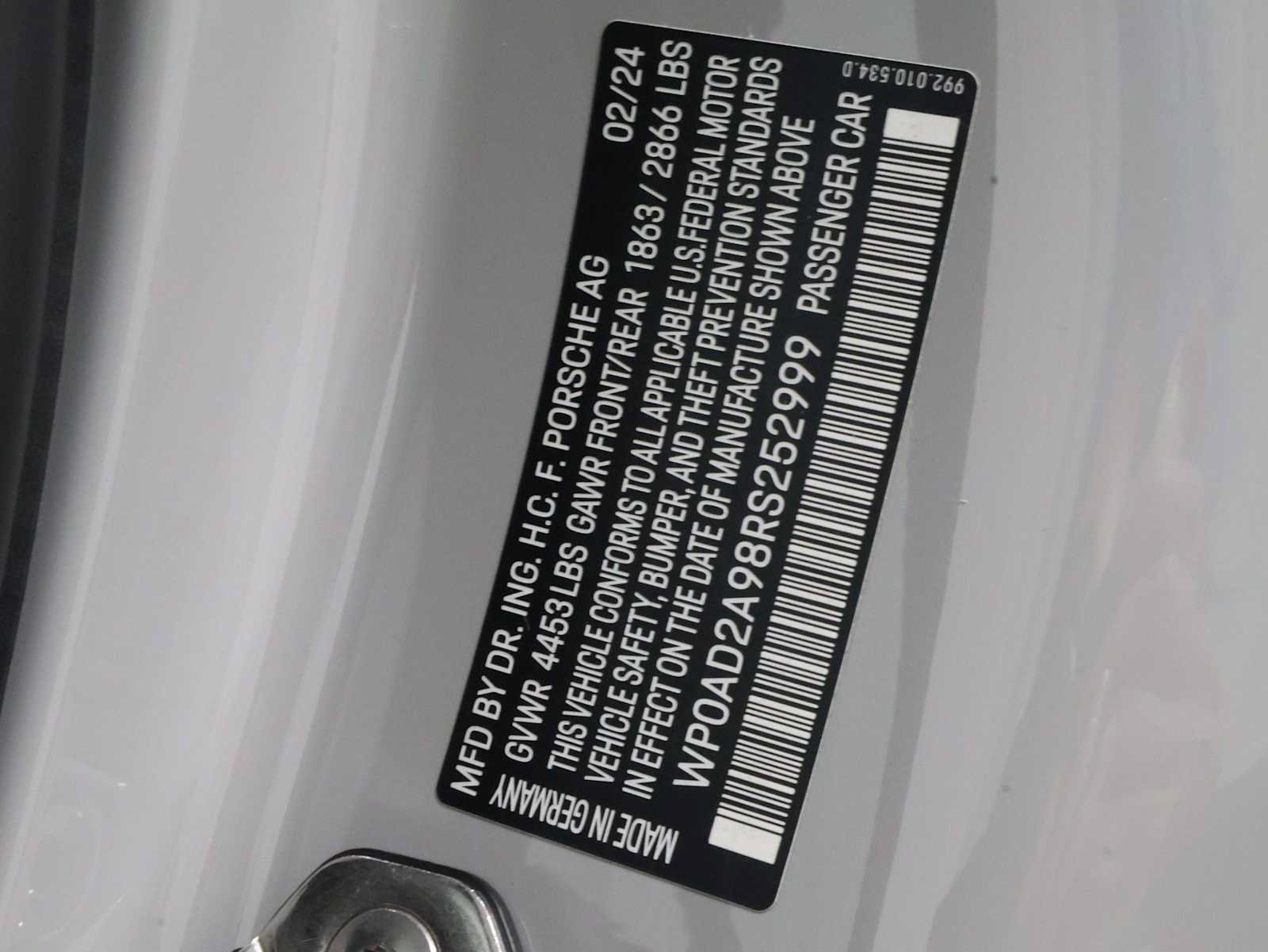 Certified 2024 Porsche 911 Turbo AWD/4WD image 44