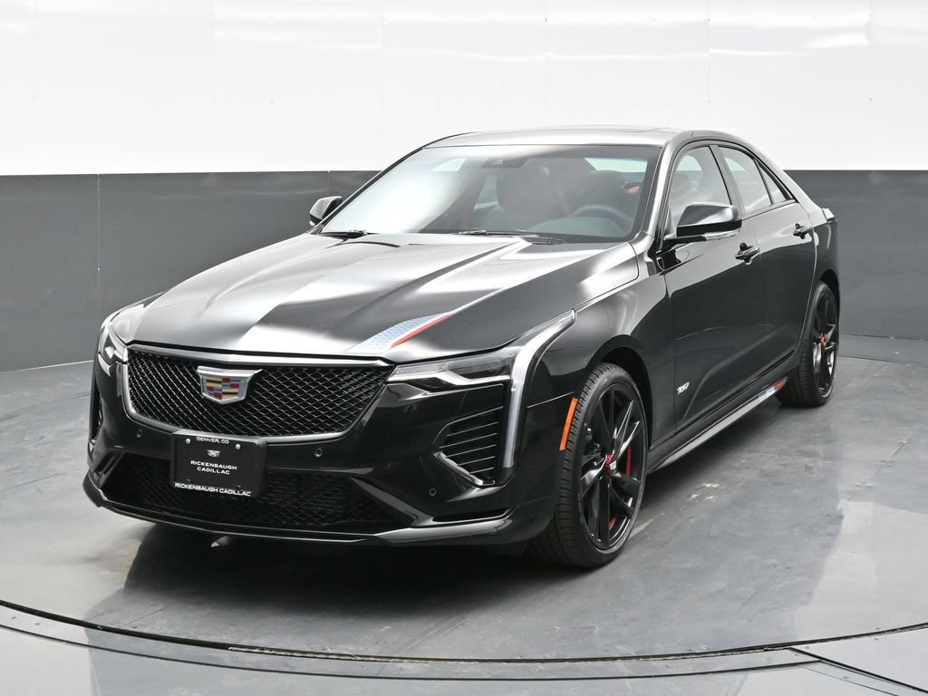 New 2025 Cadillac CT4 V w/ LPO, Red Accent Package AWD/4WD image 2