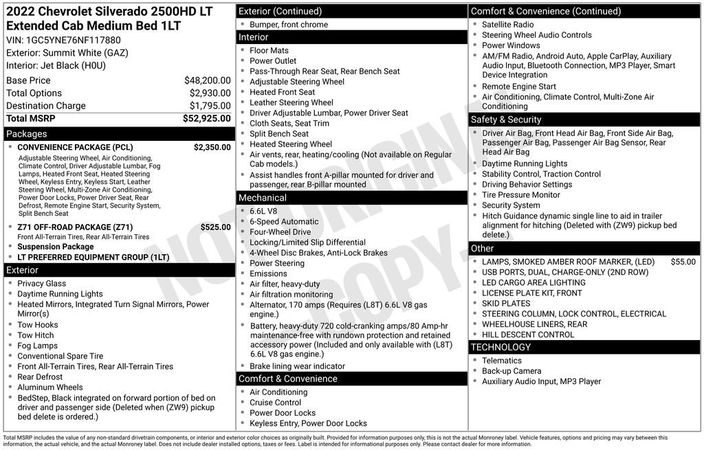 Used 2022 Chevrolet Silverado 2500 LT w/ Convenience Package image 38