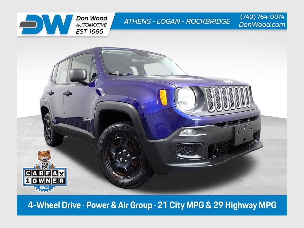 Used 2017 Jeep Renegade Sport w/ Power & Air Group