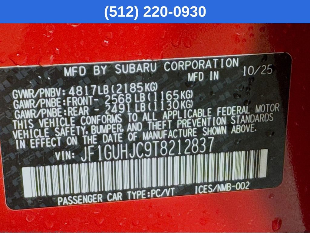 New 2026 Subaru Impreza RS image 40