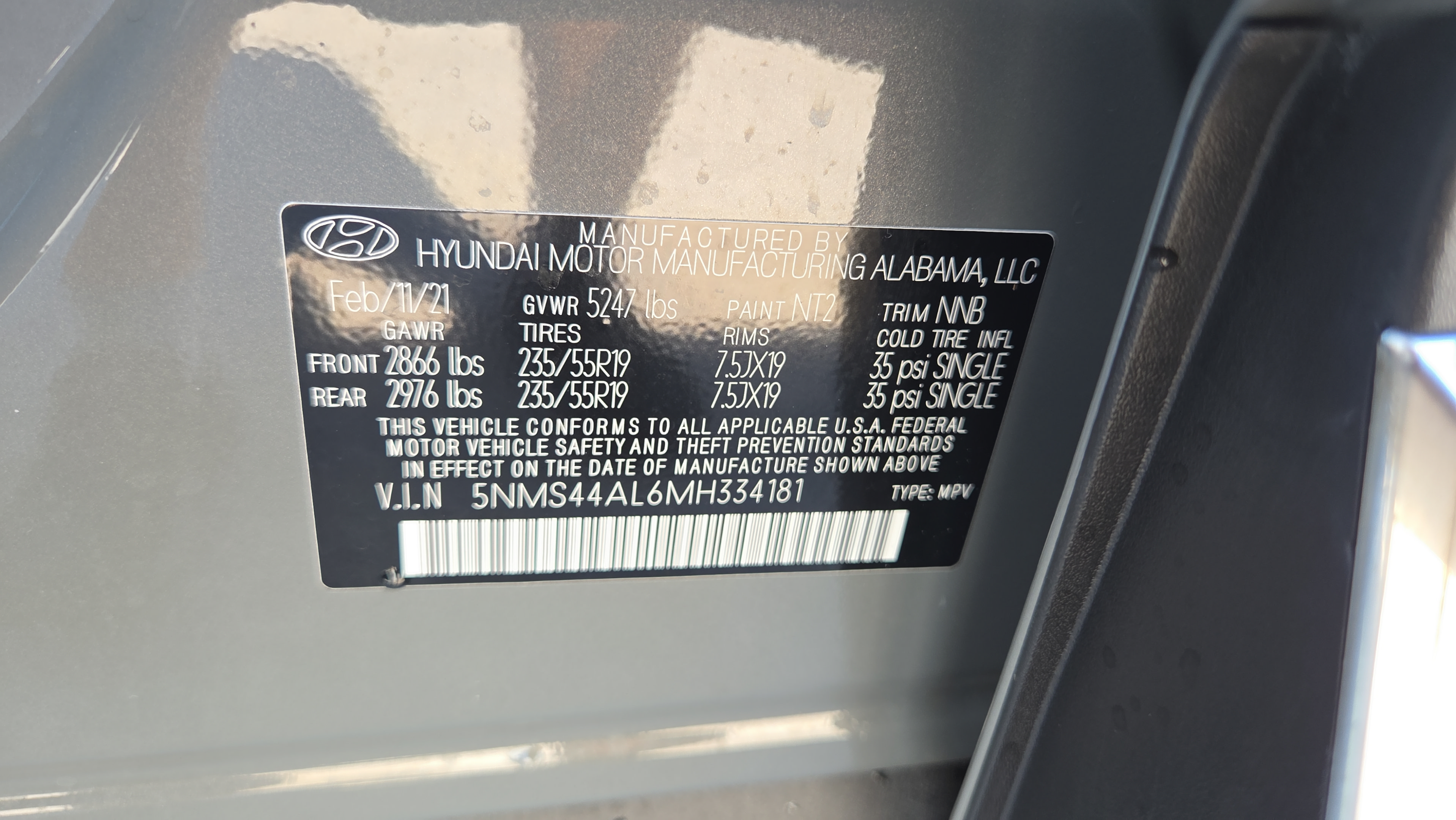 Used 2021 Hyundai Santa Fe Limited FWD image 21