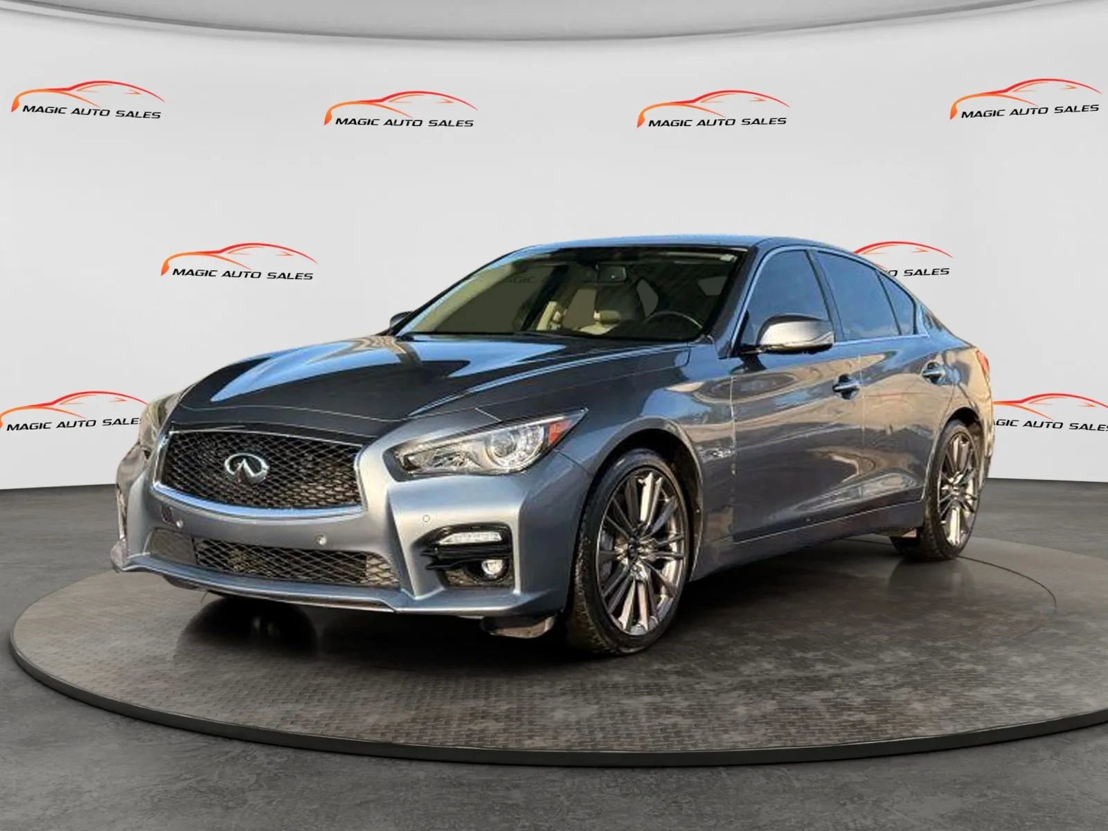 Used 2016 INFINITI Q50 Red Sport 400 AWD/4WD image 2