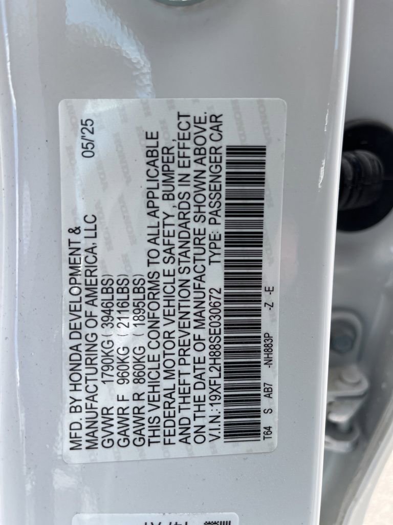 New 2025 Honda Civic Sport image 5