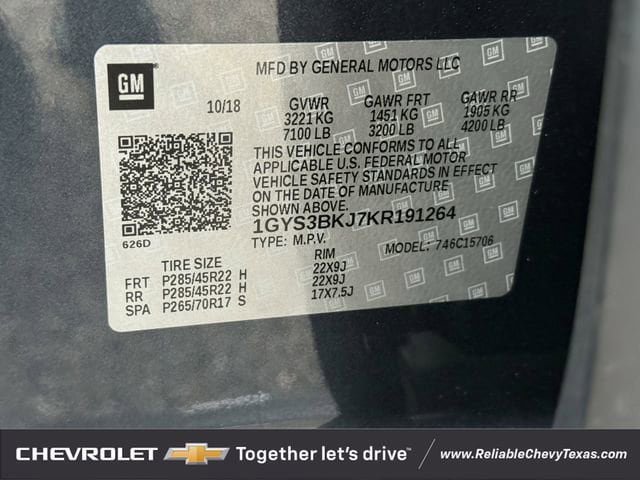 Used 2019 Cadillac Escalade Luxury RWD image 41