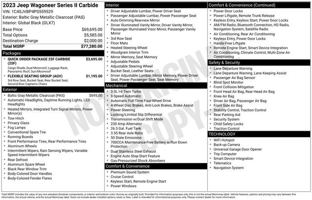 Used 2023 Jeep Wagoneer Series II image 6