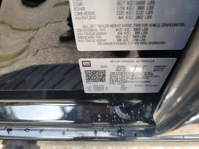 Used 2023 GMC Sierra 1500 Pro w/ Graphite Edition AWD/4WD image 9