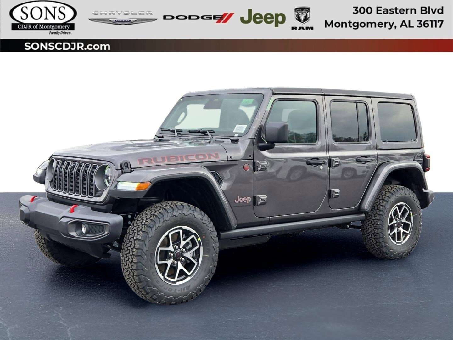 New 2026 Jeep Wrangler Unlimited Rubicon w/ Safety Group