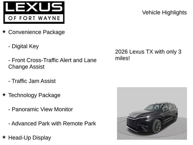 New 2026 Lexus TX 350 AWD w/ Technology Package image 8