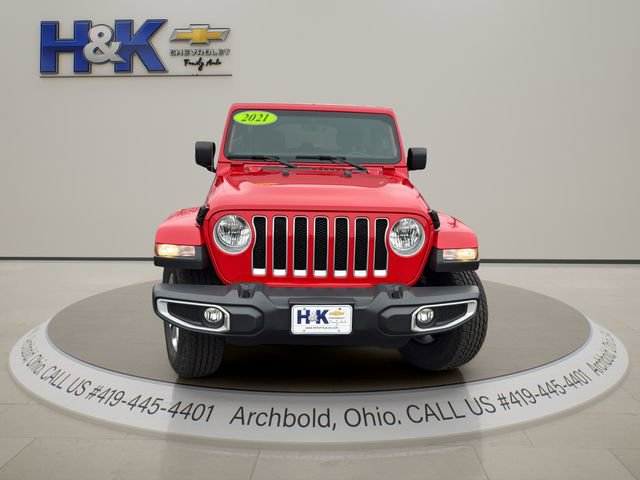 Used 2021 Jeep Wrangler Unlimited Sahara w/ Uconnect 4C Nav & Sound Group image 3