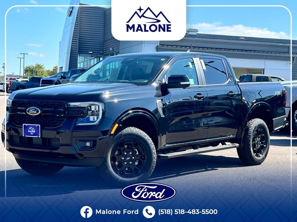 New 2025 Ford Ranger Lariat w/ Black Appearance Package