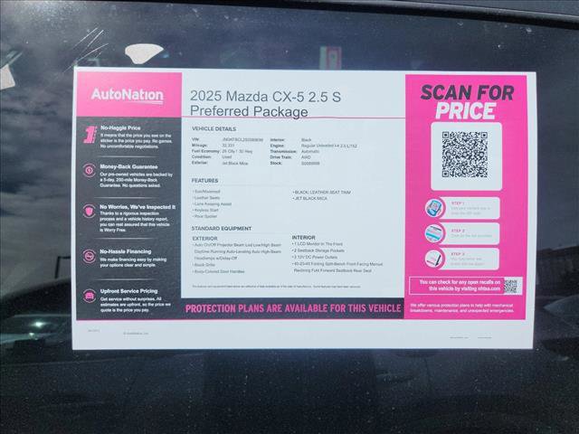 Used 2025 MAZDA CX-5 AWD 2.5 S w/ Preferred Package image 11