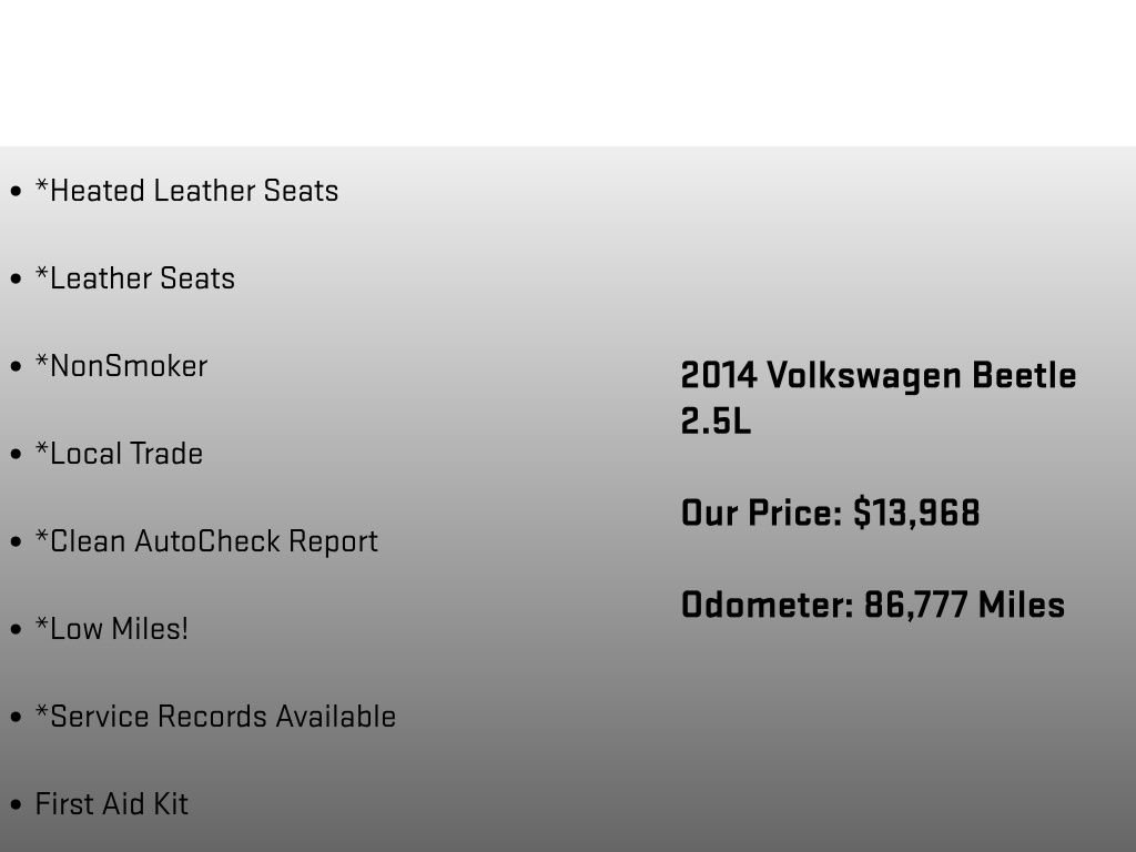 Used 2014 Volkswagen Beetle 2.5 image 6