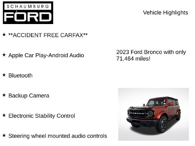 Used 2023 Ford Bronco Outer Banks AWD/4WD image 7