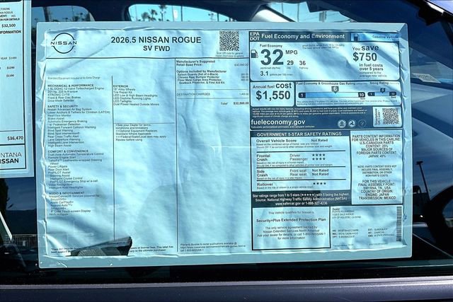 New 2026 Nissan Rogue SV image 13